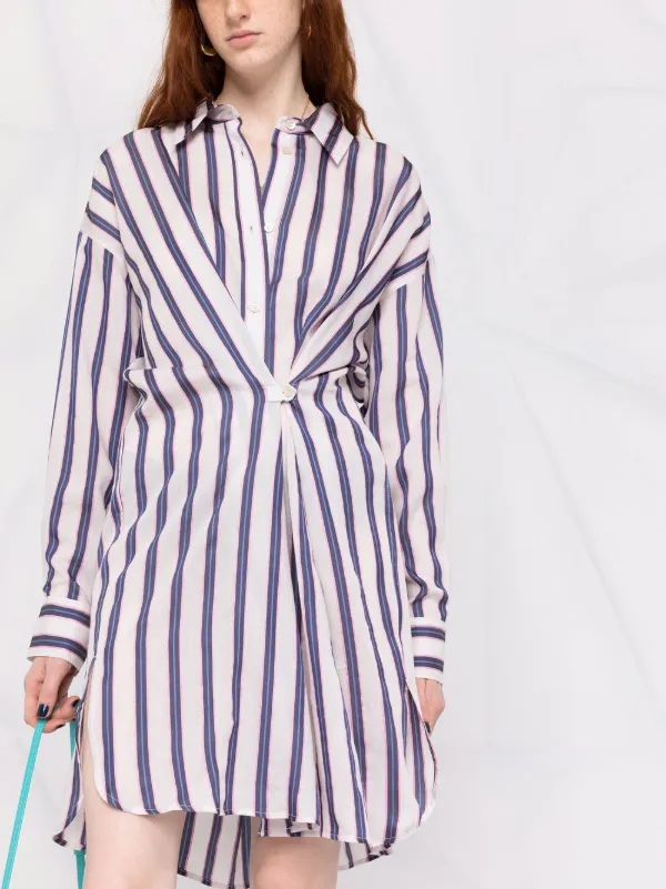 Seenli Striped Shirt Dress - Farfetch