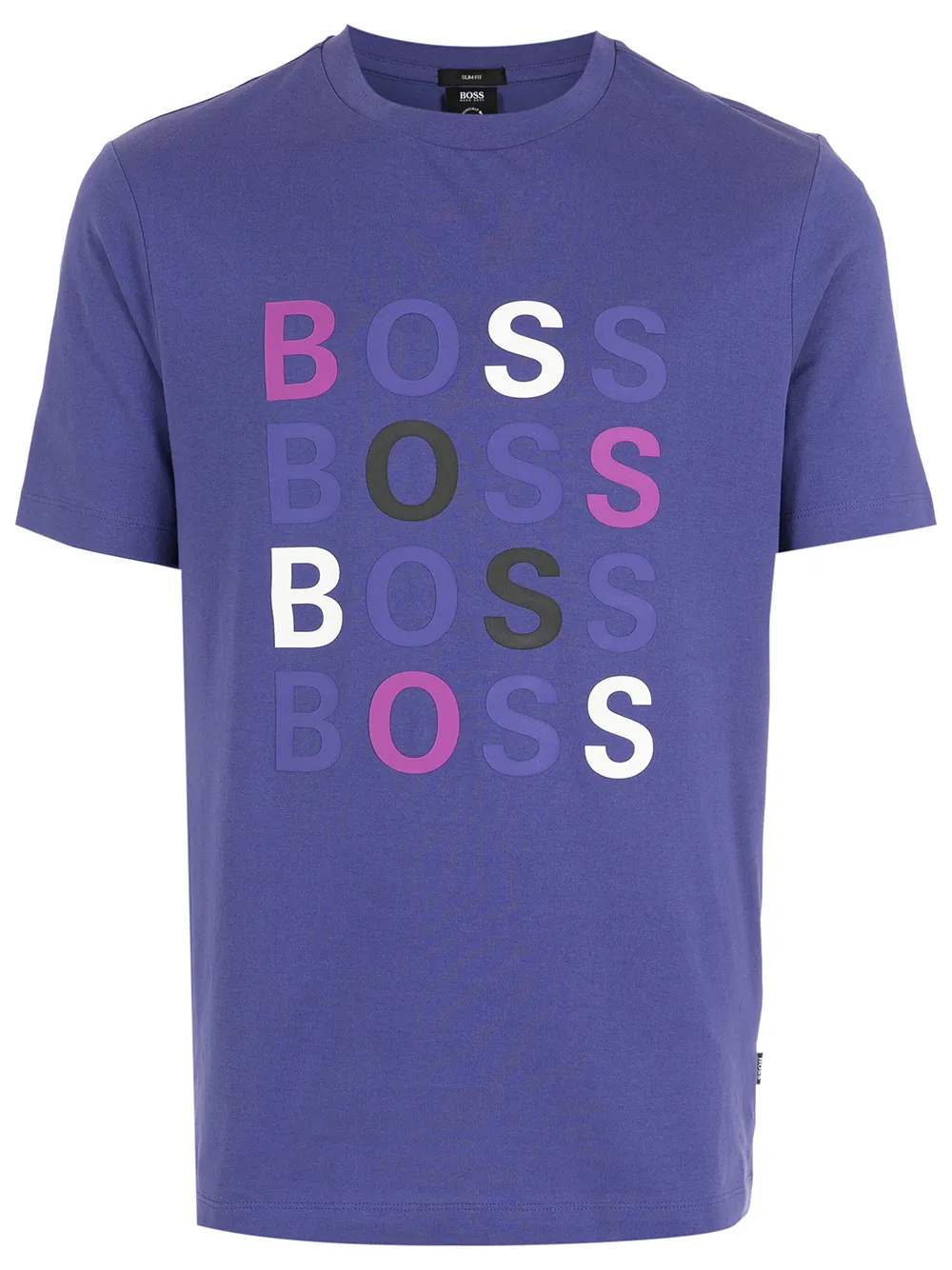 BOSS playera con logo estampado | morado | Image 1