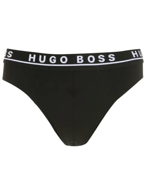 BOSS Kit 3 cuecas com logo no cós