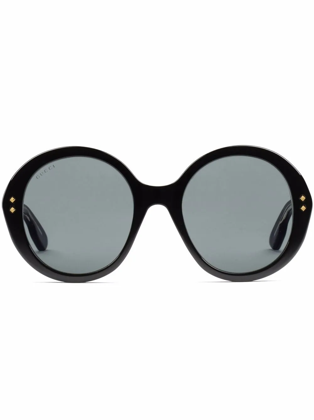 Gucci Eyewear lentes de sol con armazón redonda - Negro