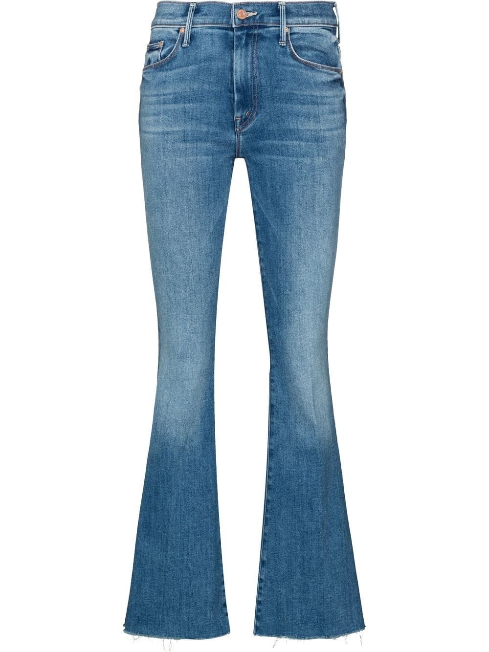 MOTHER The Weekender Fray flared jeans | Smart Closet