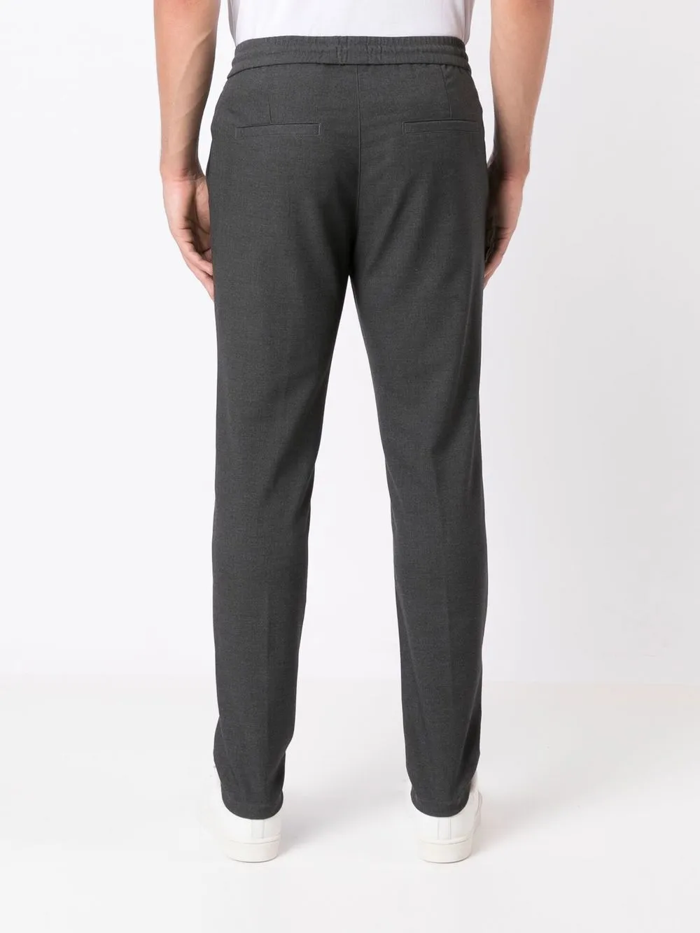 Osklen Tapered Drawstring-waist Trousers In Grey