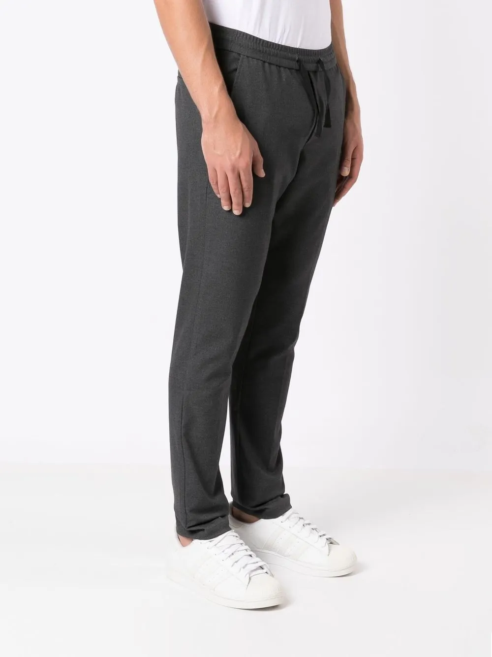 Osklen Tapered Drawstring-waist Trousers In Grey