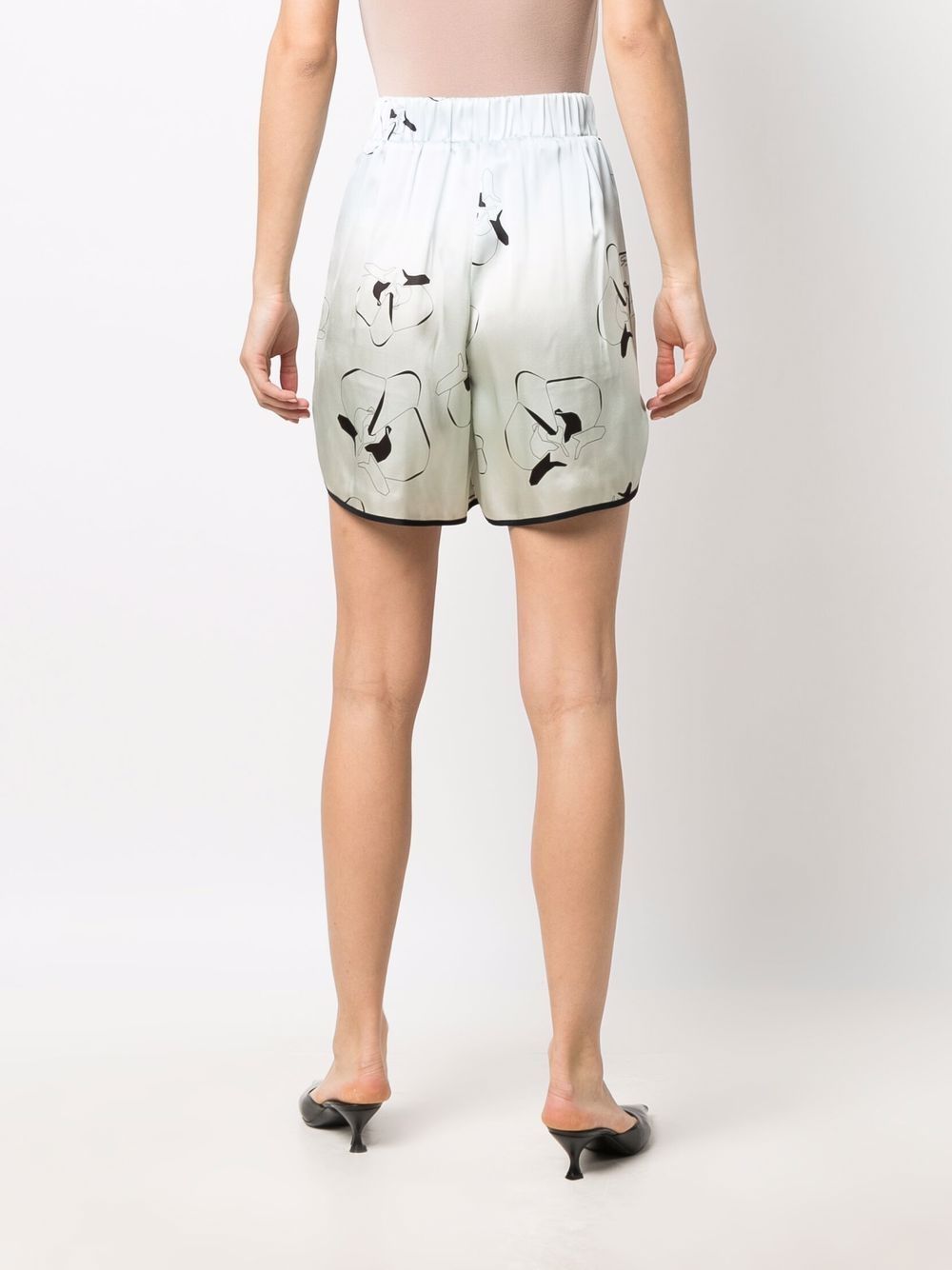 фото Genny floral-print high-waisted shorts