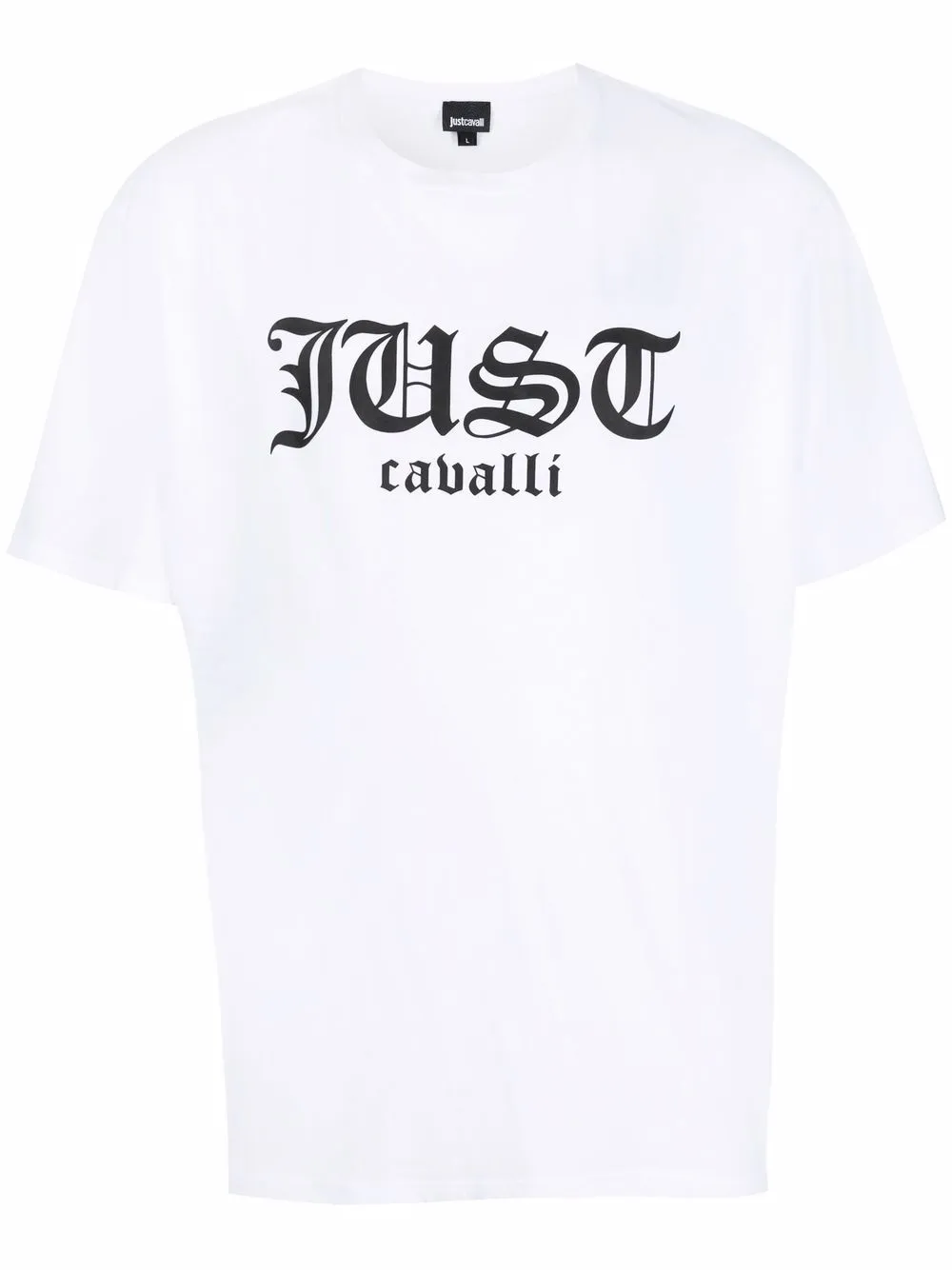 

Just Cavalli playera con logo estampado - Blanco
