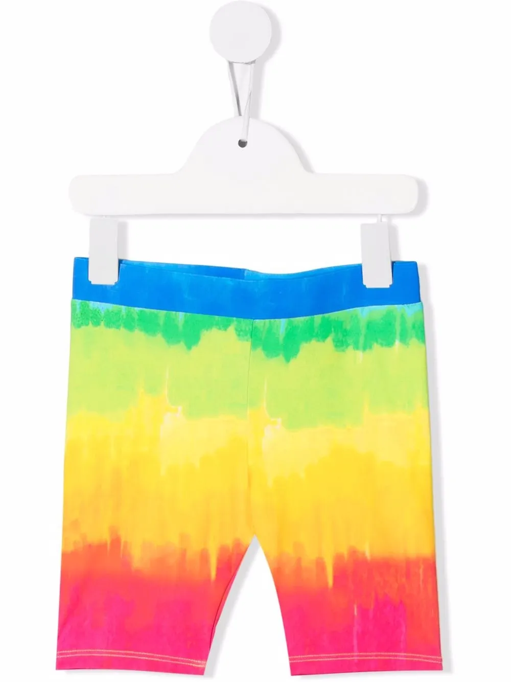 

Stella McCartney Kids shorts de ciclismo con diseño color block - Amarillo