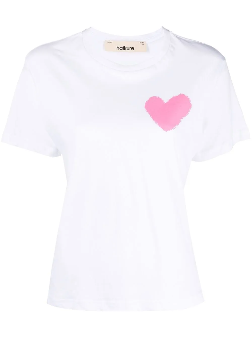 

Haikure camiseta ajustada con corazón estampado - Blanco