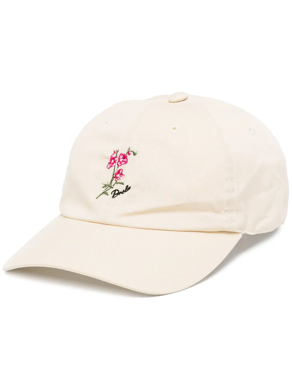 De Monsieur Floral Embroidered Cap 