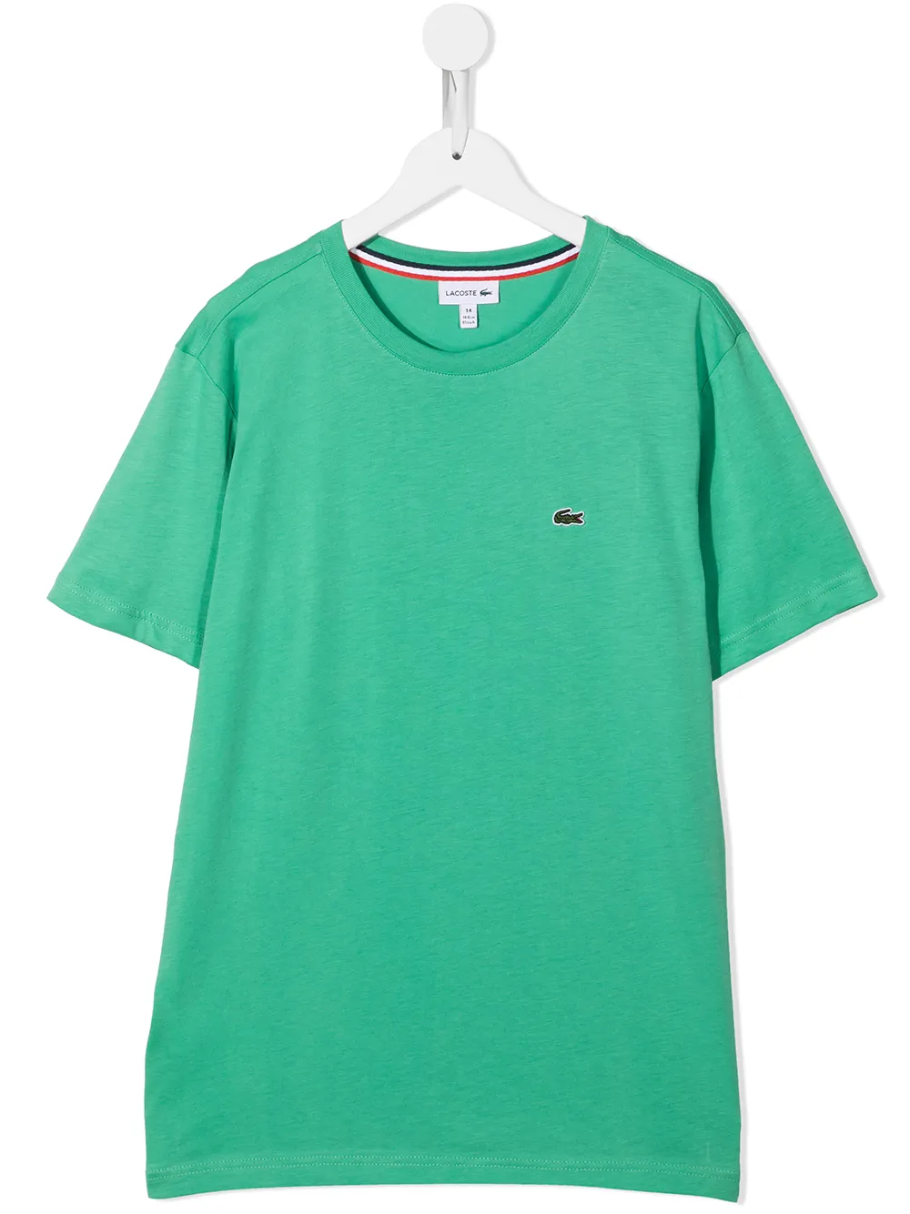 

Lacoste Kids playera con parche del logo - Verde