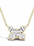 Pragnell 18kt yellow gold Butterfly diamond pendant necklace