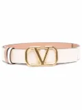 Valentino Garavani VLogo Signature reversible belt - White