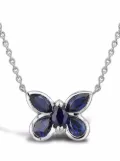 Pragnell 18kt white gold Butterfly sapphire earrings - Silver