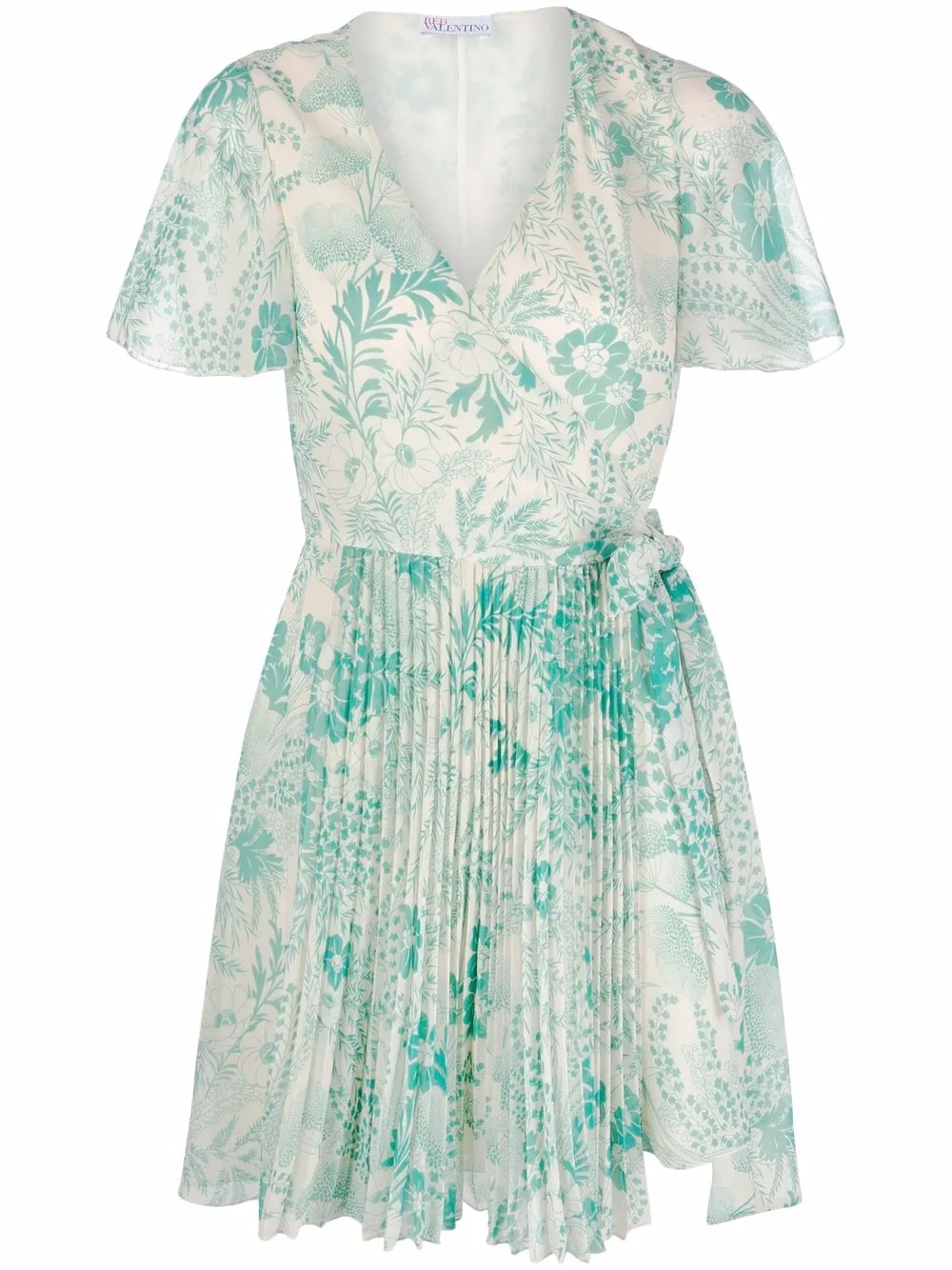 RED Valentino floralprint Wrap Dress Farfetch