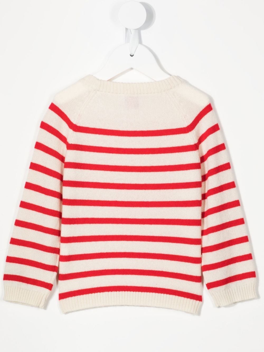 Cashmere in Love Kids Gestreepte trui - Wit