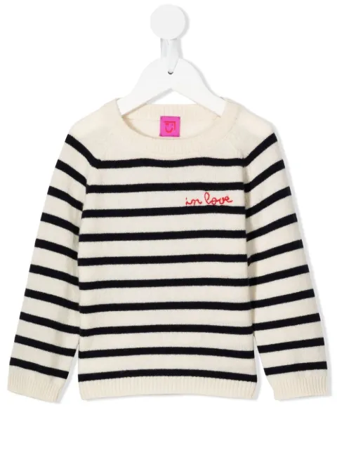 Cashmere in Love Kids Maisy cashmere striped jumper