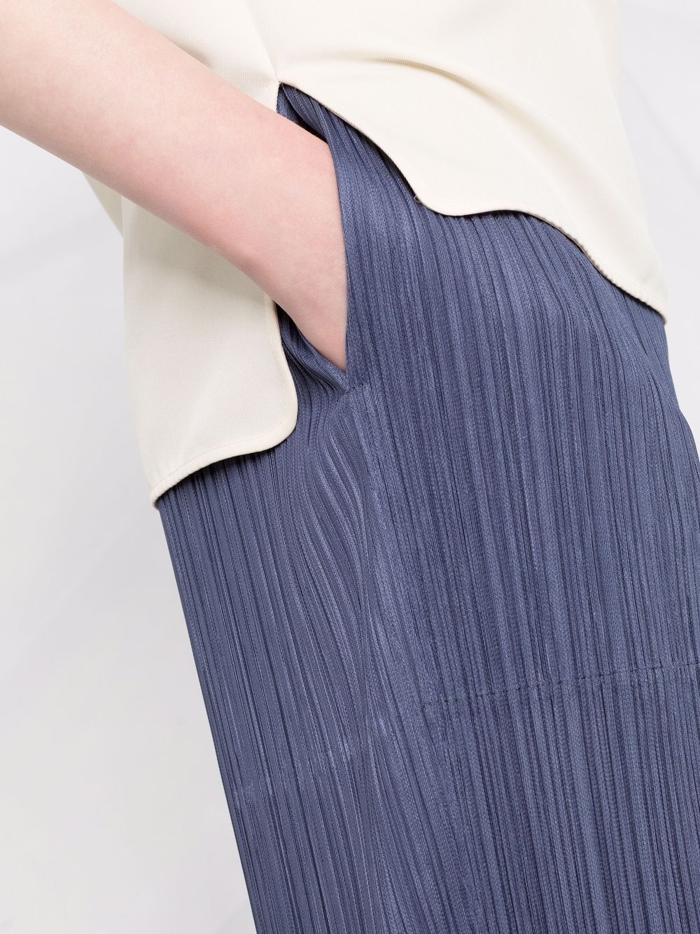 фото Pleats please issey miyake укороченные плиссированные брюки