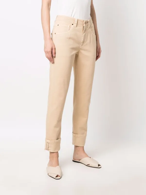 Shop Brunello Cucinelli high-waisted 