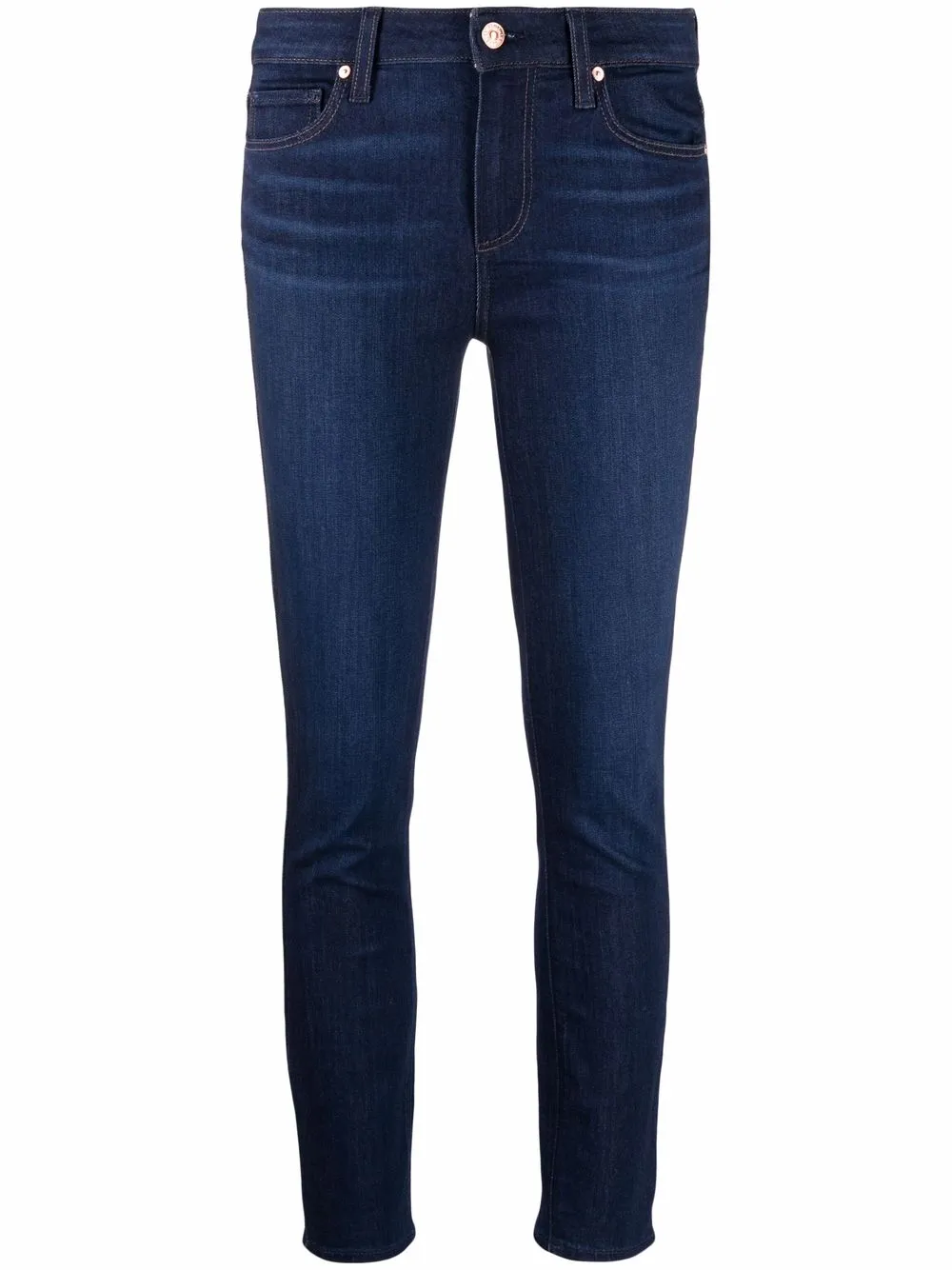 

PAIGE skinny jeans con tiro medio - Azul