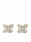 Pragnell 18kt yellow gold Butterfly diamond stud earrings