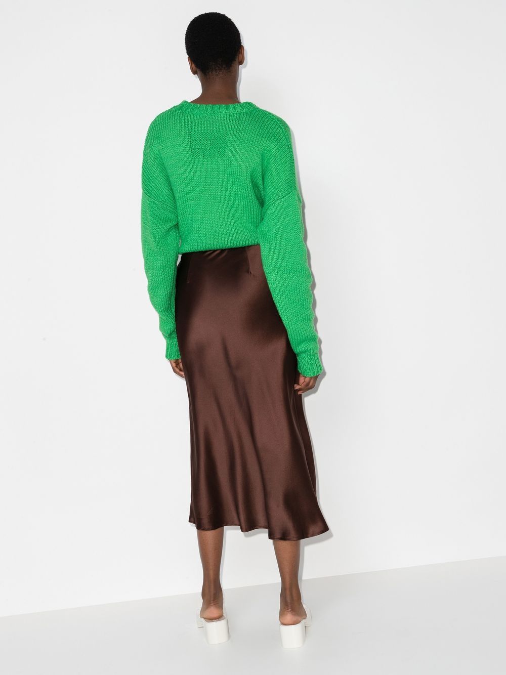 Reformation Pratt Midi Silk Skirt - Farfetch