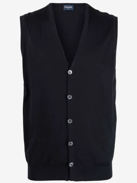 Drumohr sleeveless V-neck vest