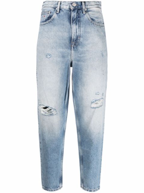 Tommy Jeans blue Mom Ultra high-rise jeans for women | DW0DW11488 at ...