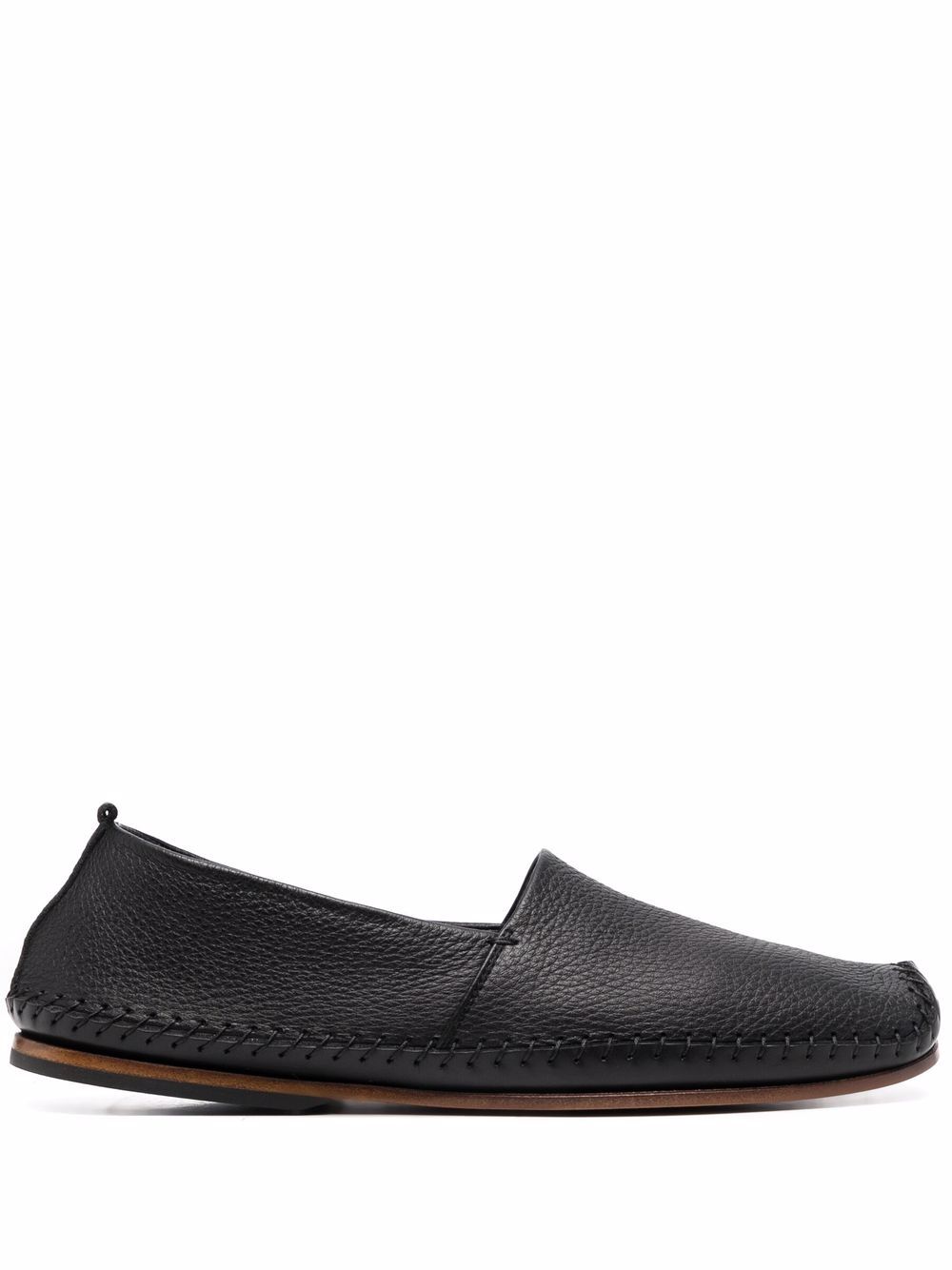 

Henderson Baracco mocasines con puntera cuadrada - Negro