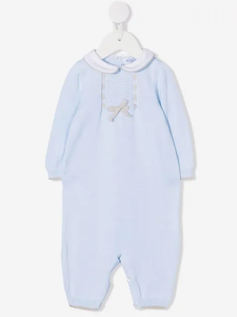 Siola bow-embellished babygrow set