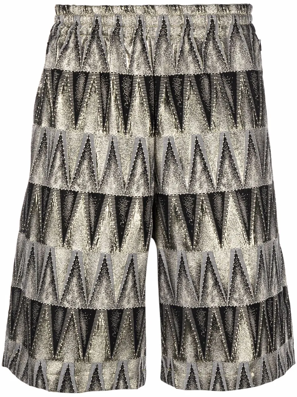 

Needles bermudas con triángulos estampados - Negro
