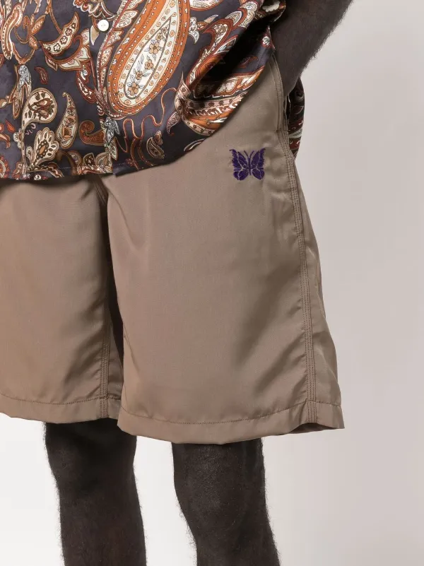 Needles embroidered-butterfly Shorts 