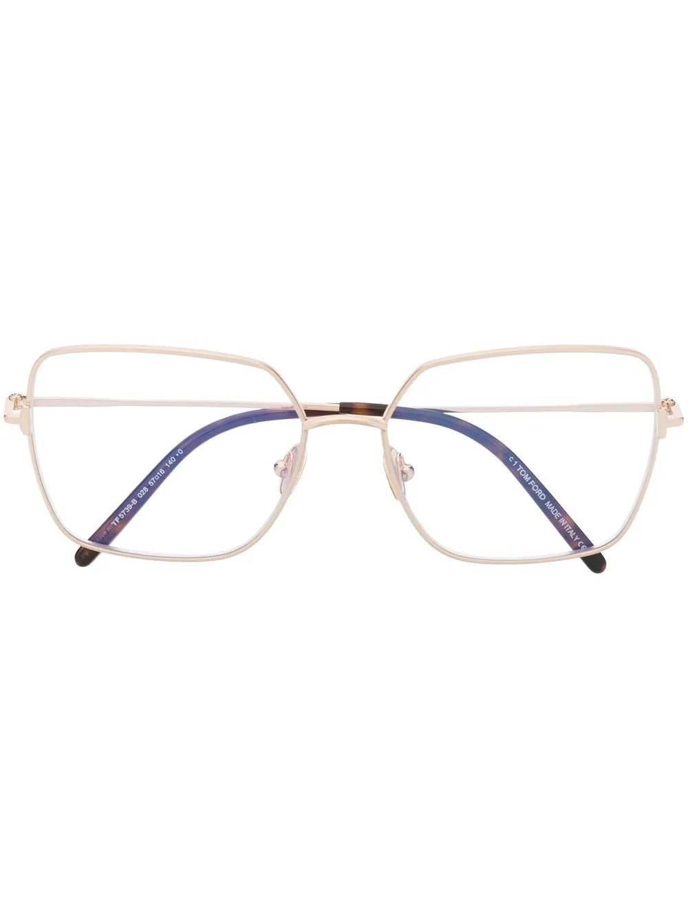 

TOM FORD Eyewear square-frame glasses - Gold