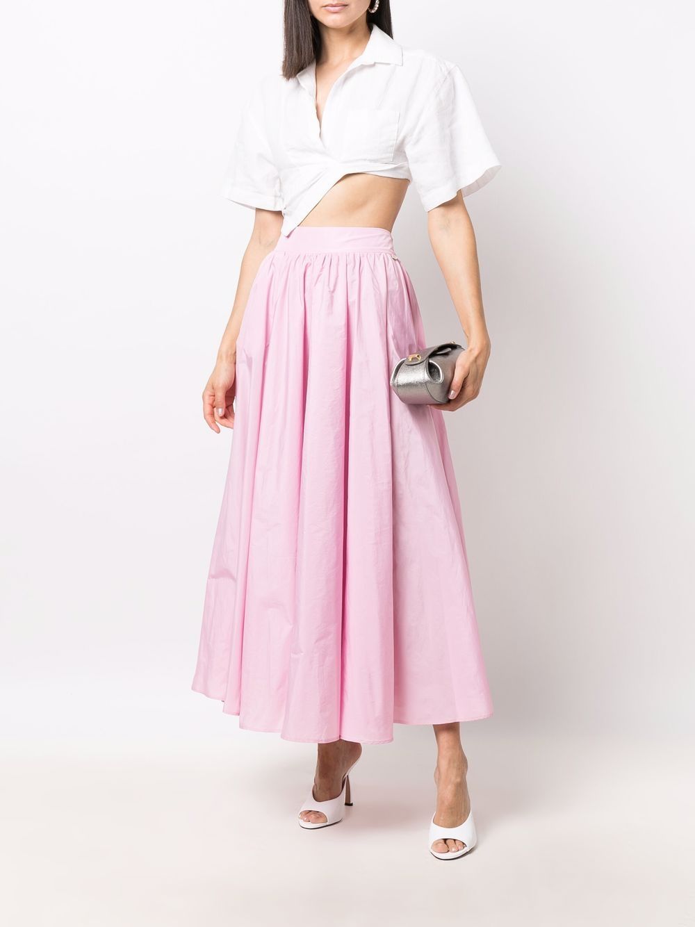 фото Liu jo юбка с завышенной талией и складками