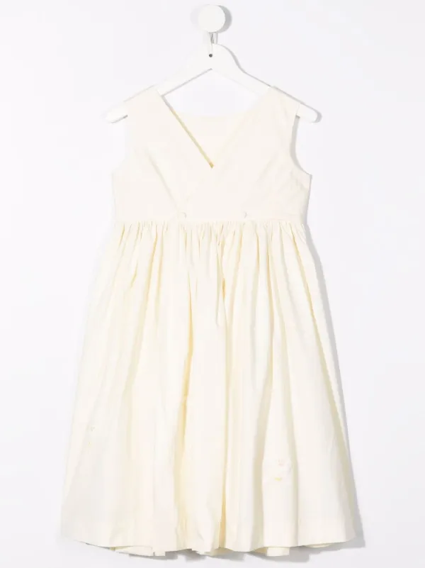 bonpoint gold dress Bonpoint, Girls Dress, 4 Years– KIDSWEAR COLLECTIVE main image 0