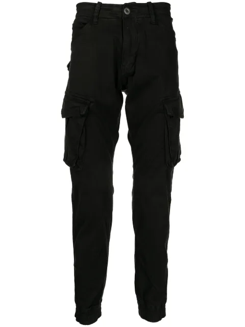 Alpha Industries tapered-leg cargo trousers