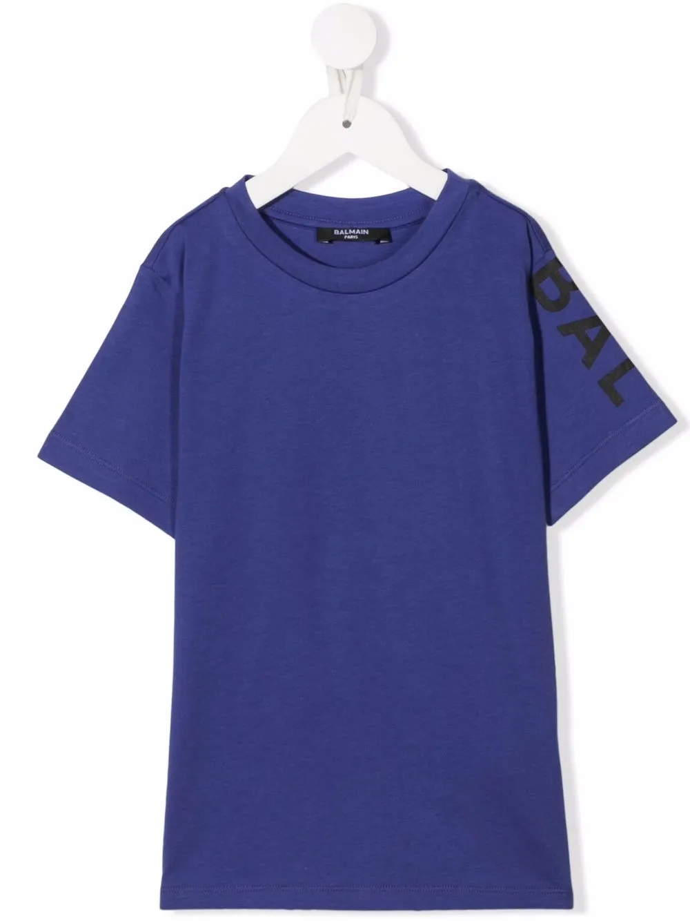 

Balmain Kids playera con logo estampado - Morado