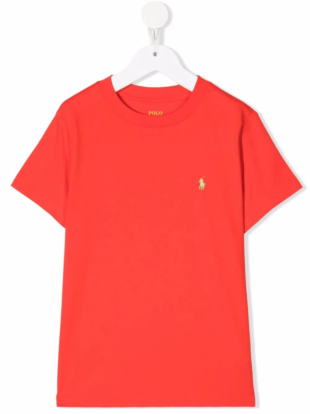 

Ralph Lauren Kids playera con logo bordado - Rojo
