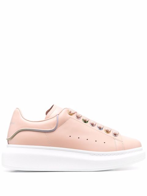 Alexander McQueen leather lace-up trainers Women