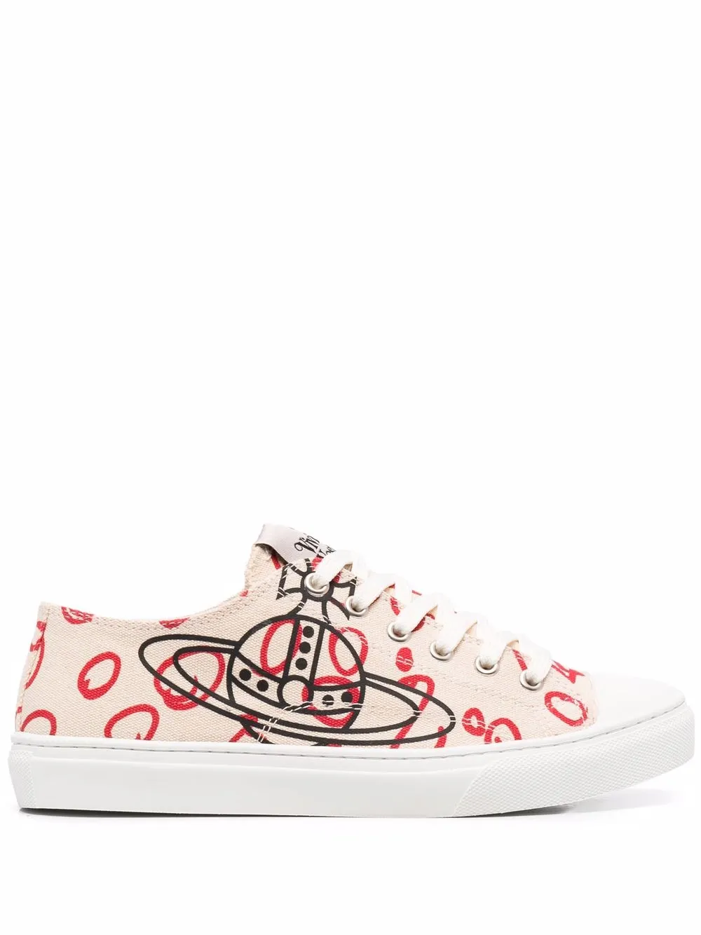

Vivienne Westwood tenis con estampado Orb - Neutro