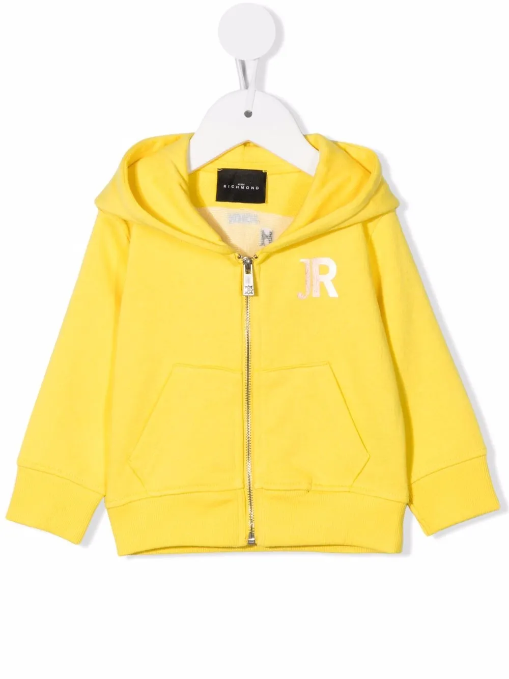 

John Richmond Junior hoodie con logo estampado - Amarillo