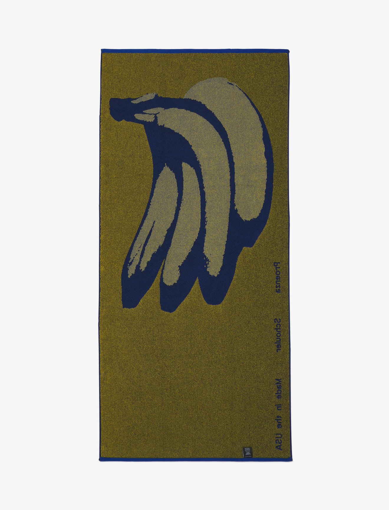 Banana Beach Towel in blue | Proenza Schouler