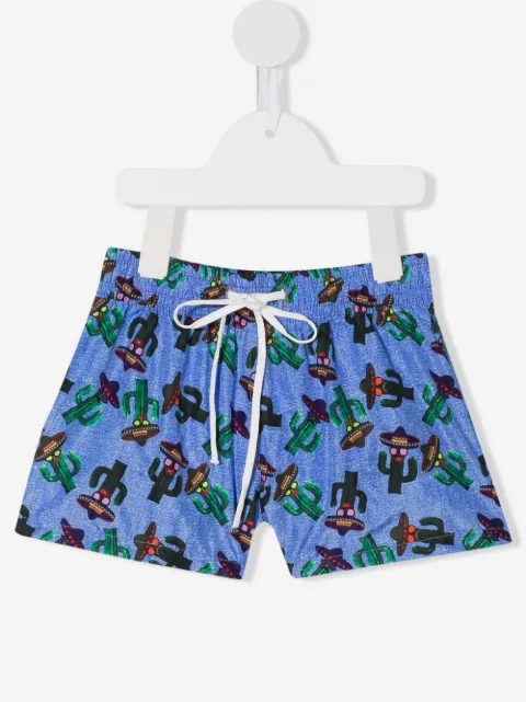 Siola festive-print swim shorts