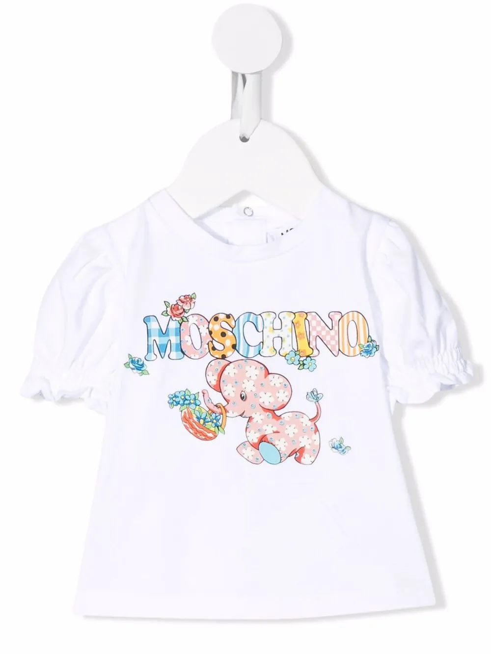 Moschino Kids logo-print cotton T-Shirt