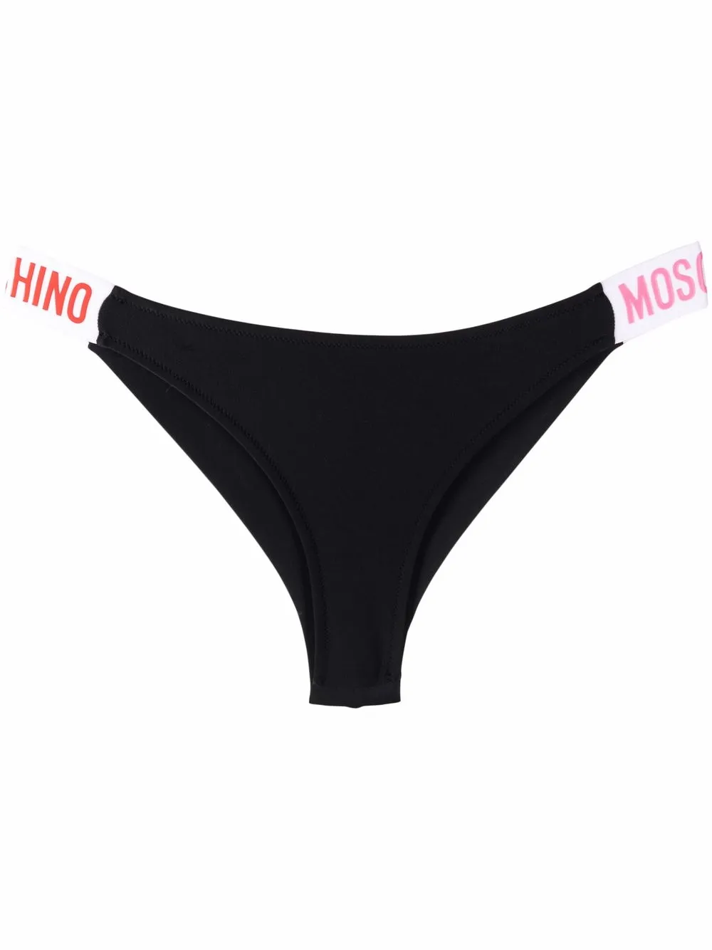 

Moschino logo-print bikini bottoms - Black