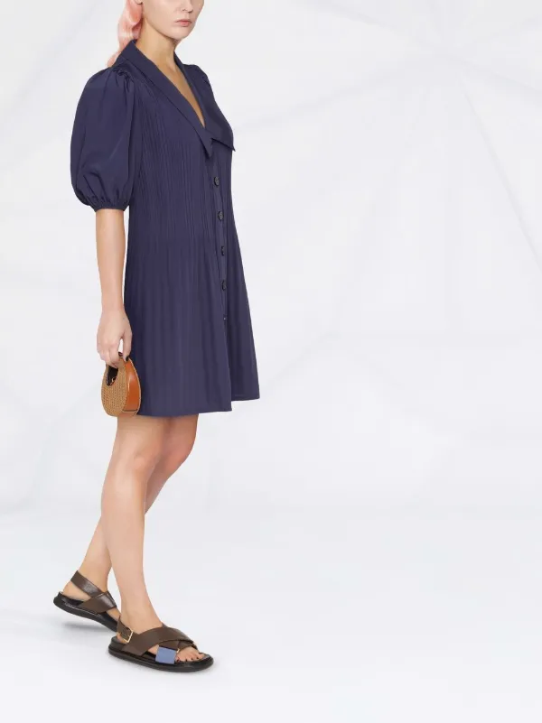 Maje Rockina puff-sleeve Dress - Farfetch