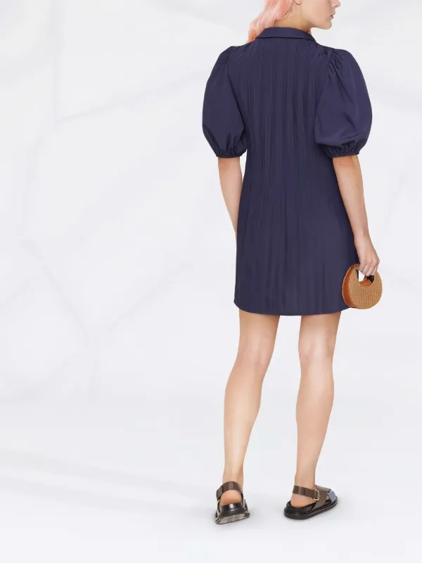 Maje Rockina puff-sleeve Dress - Farfetch