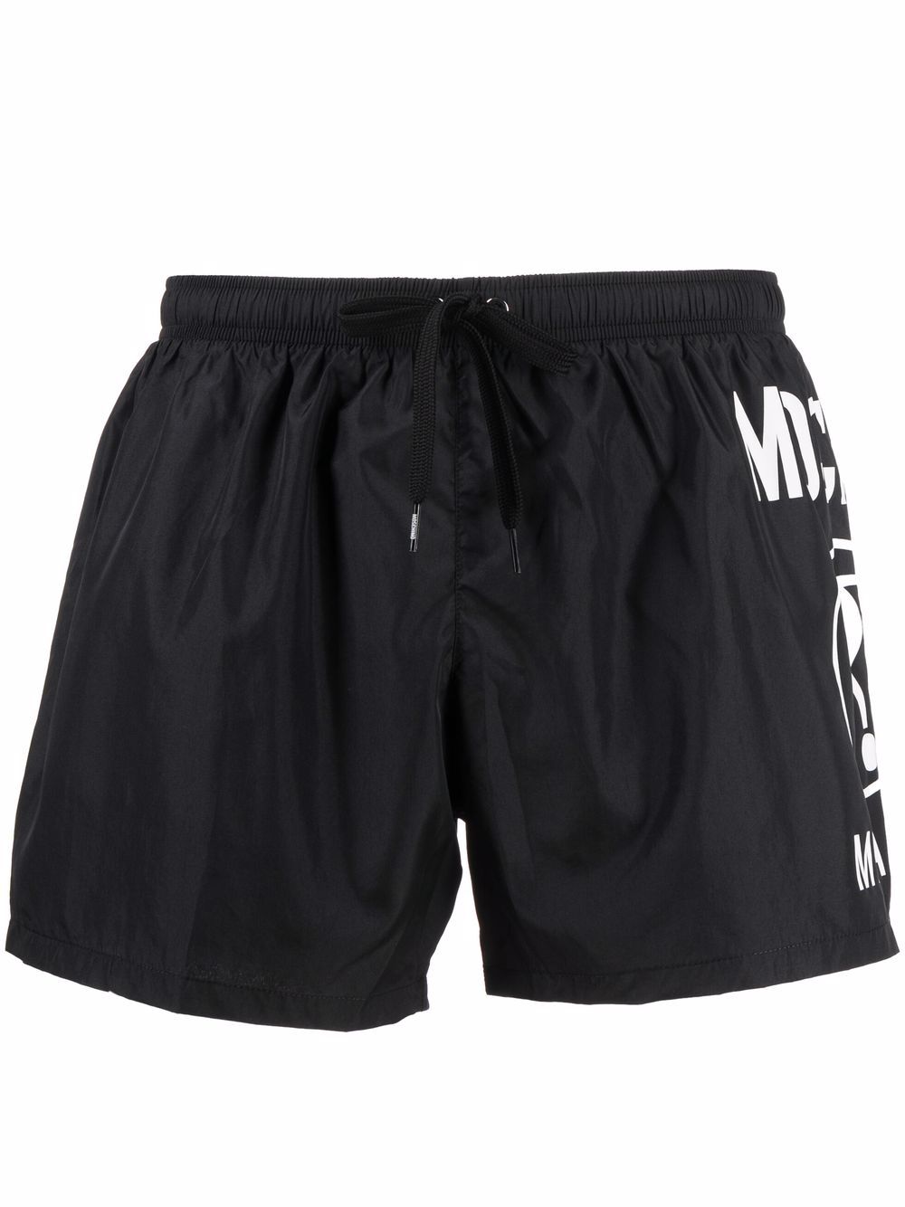 Shop Moschino logo print swim shorts with Express Delivery - FARFETCH