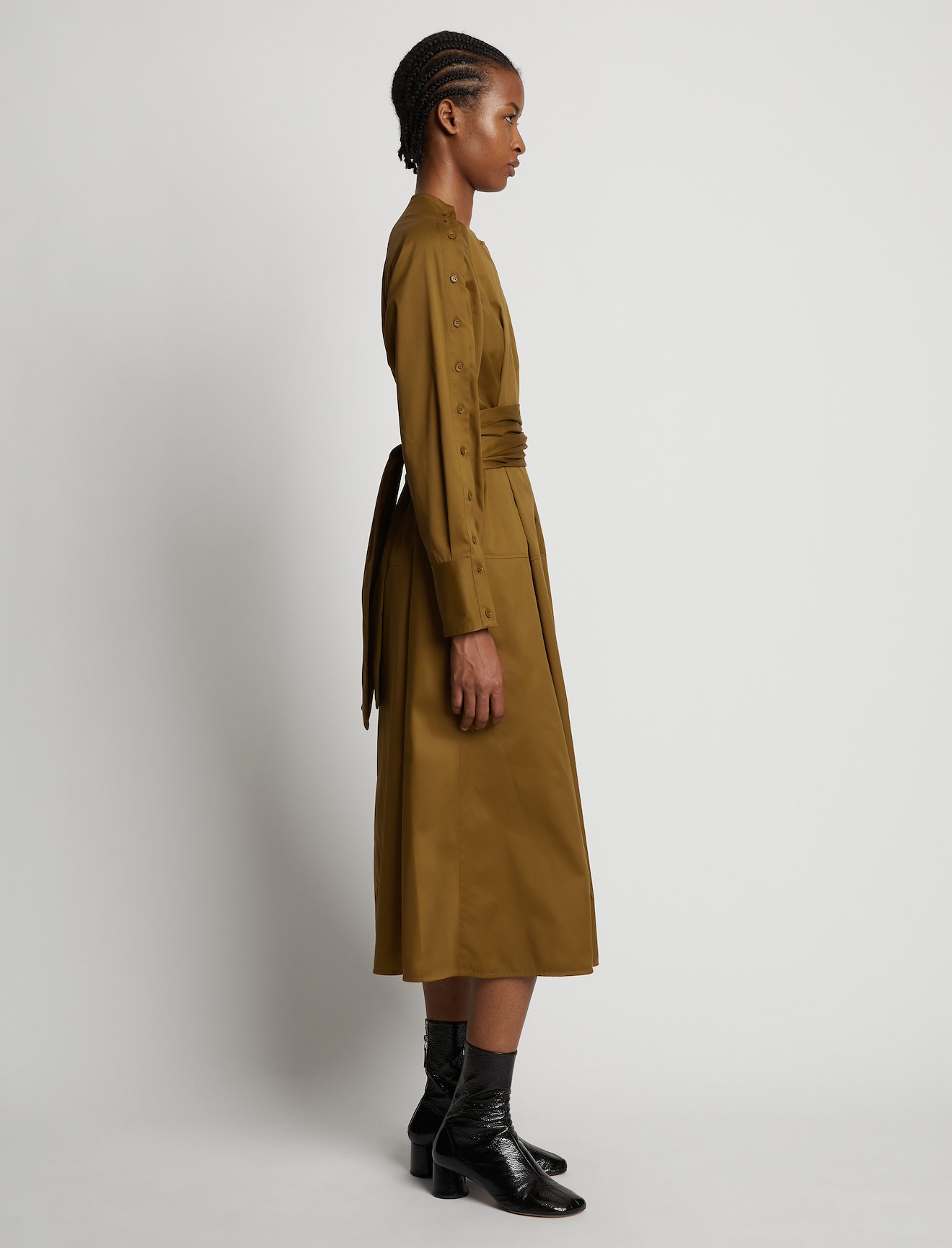 Silk Cotton Gabardine Dress #1