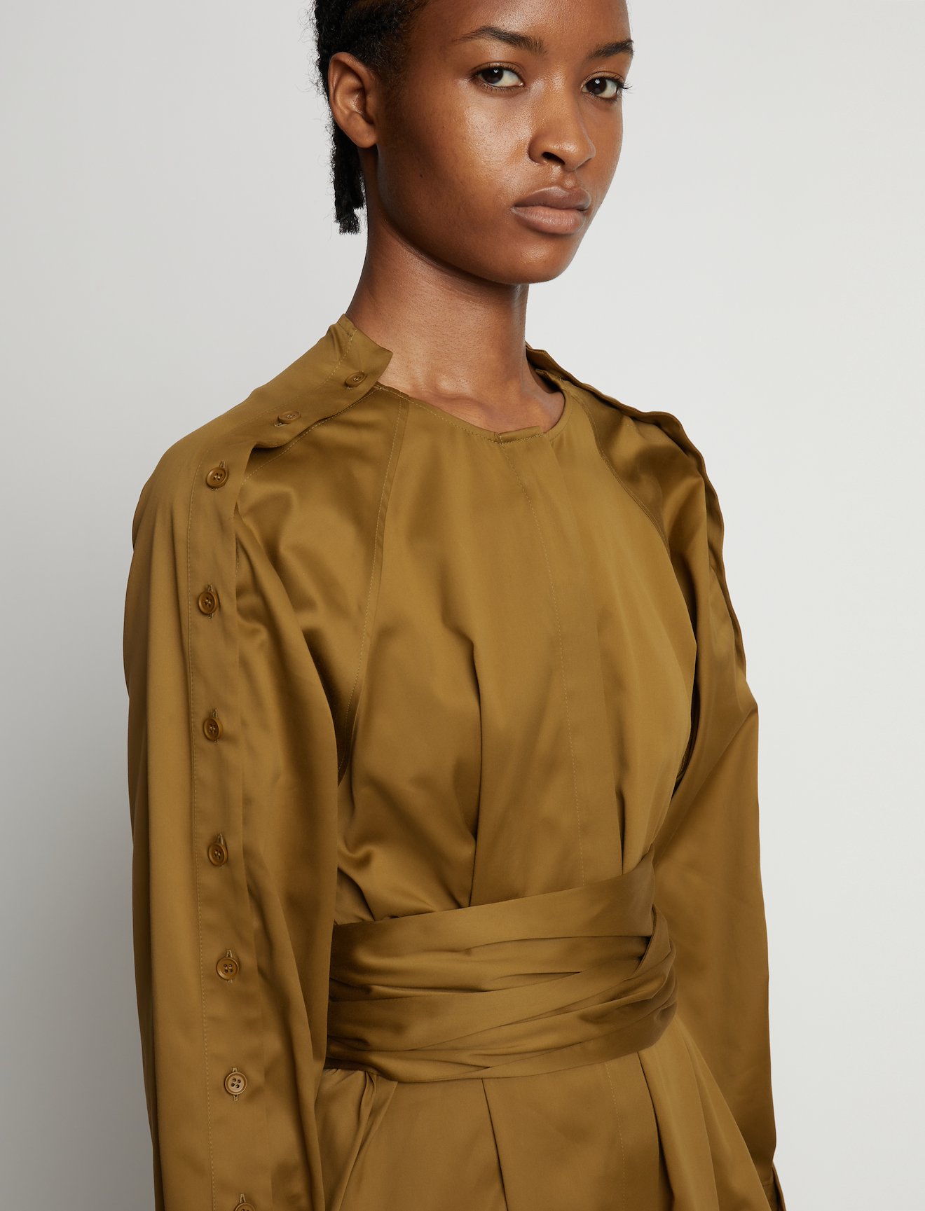 Silk Cotton Gabardine Dress #3