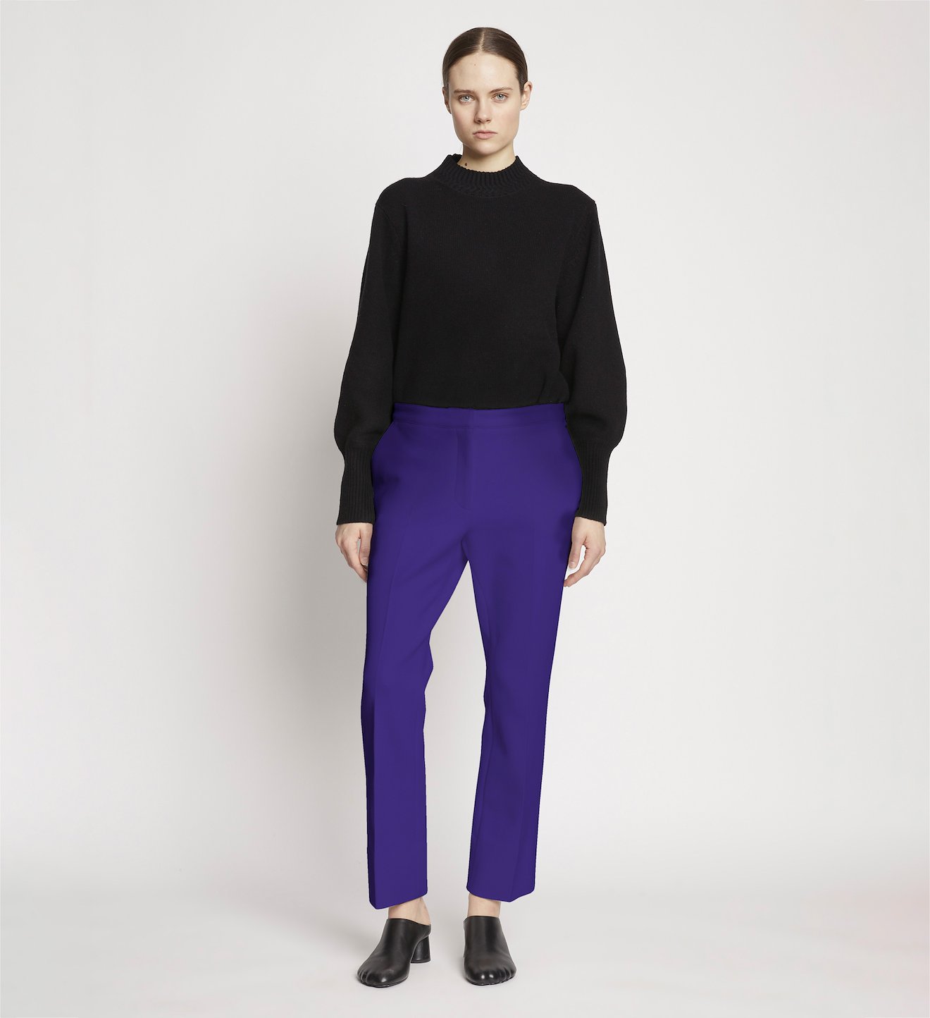 Bi-Stretch Crepe Pants