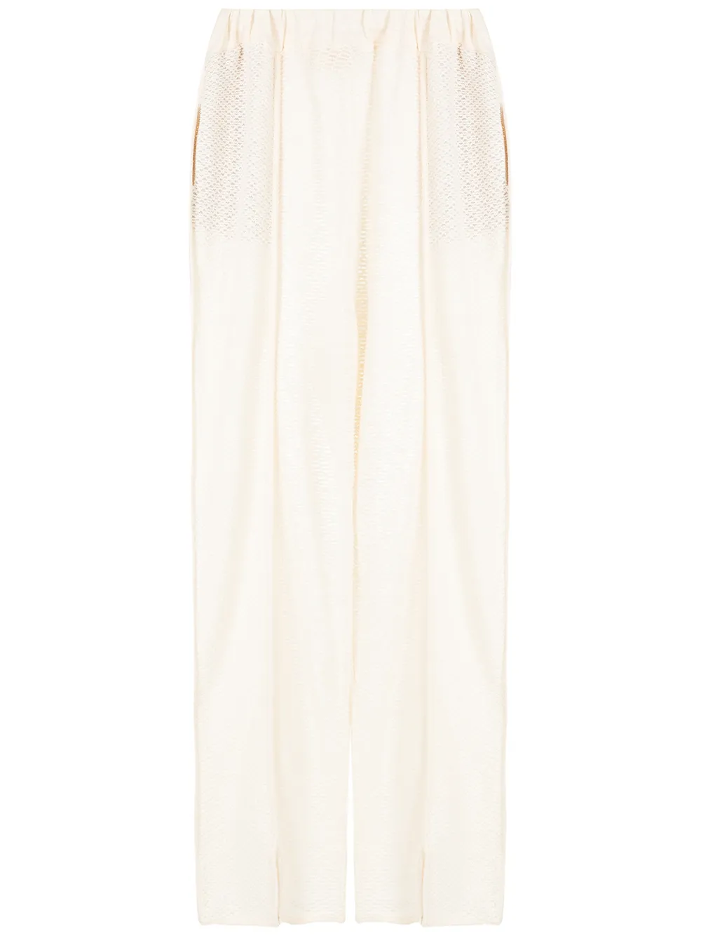 

Framed Sillicia high-waisted straight leg trousers - Neutrals